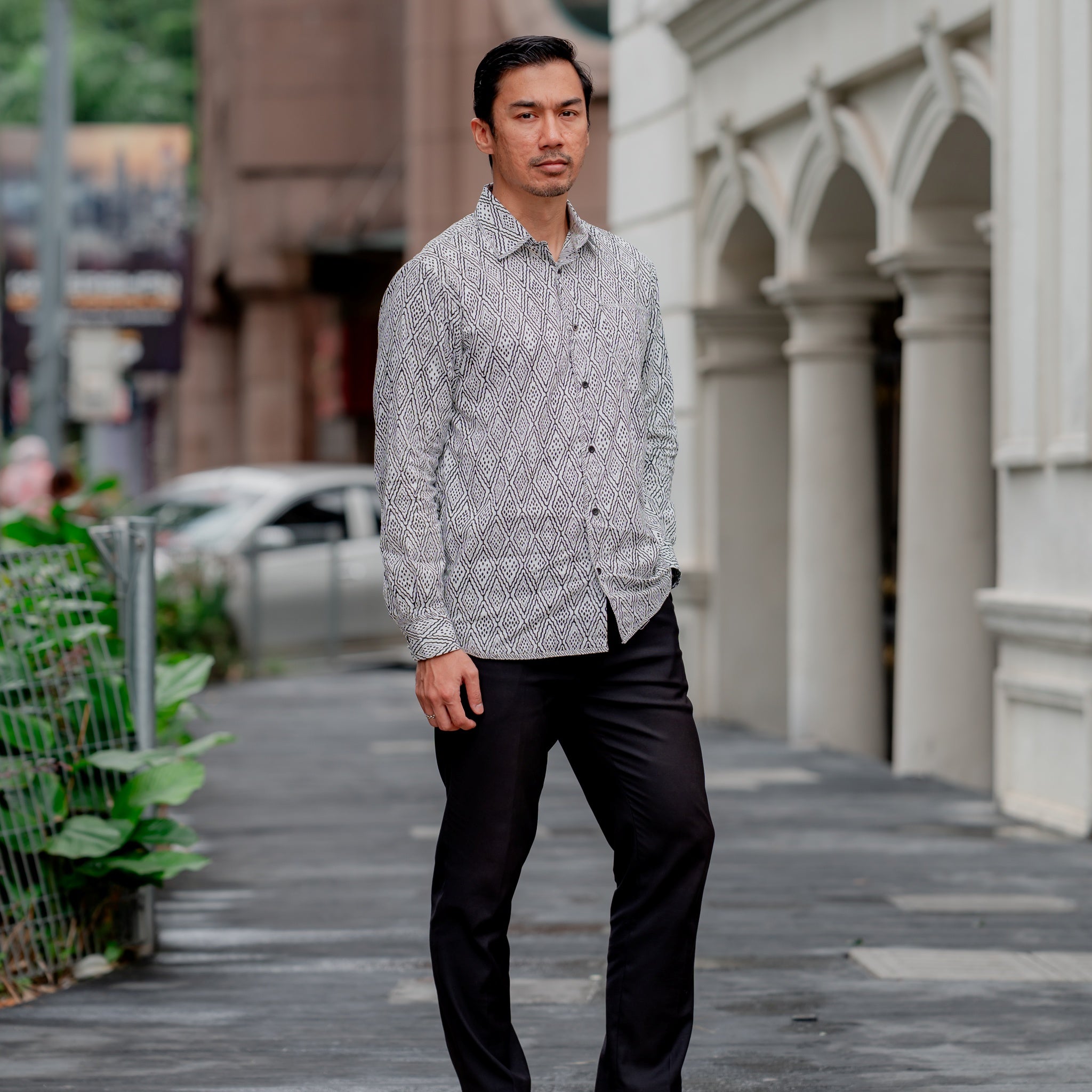 Men Batik PKL Long Sleeve in Doodle