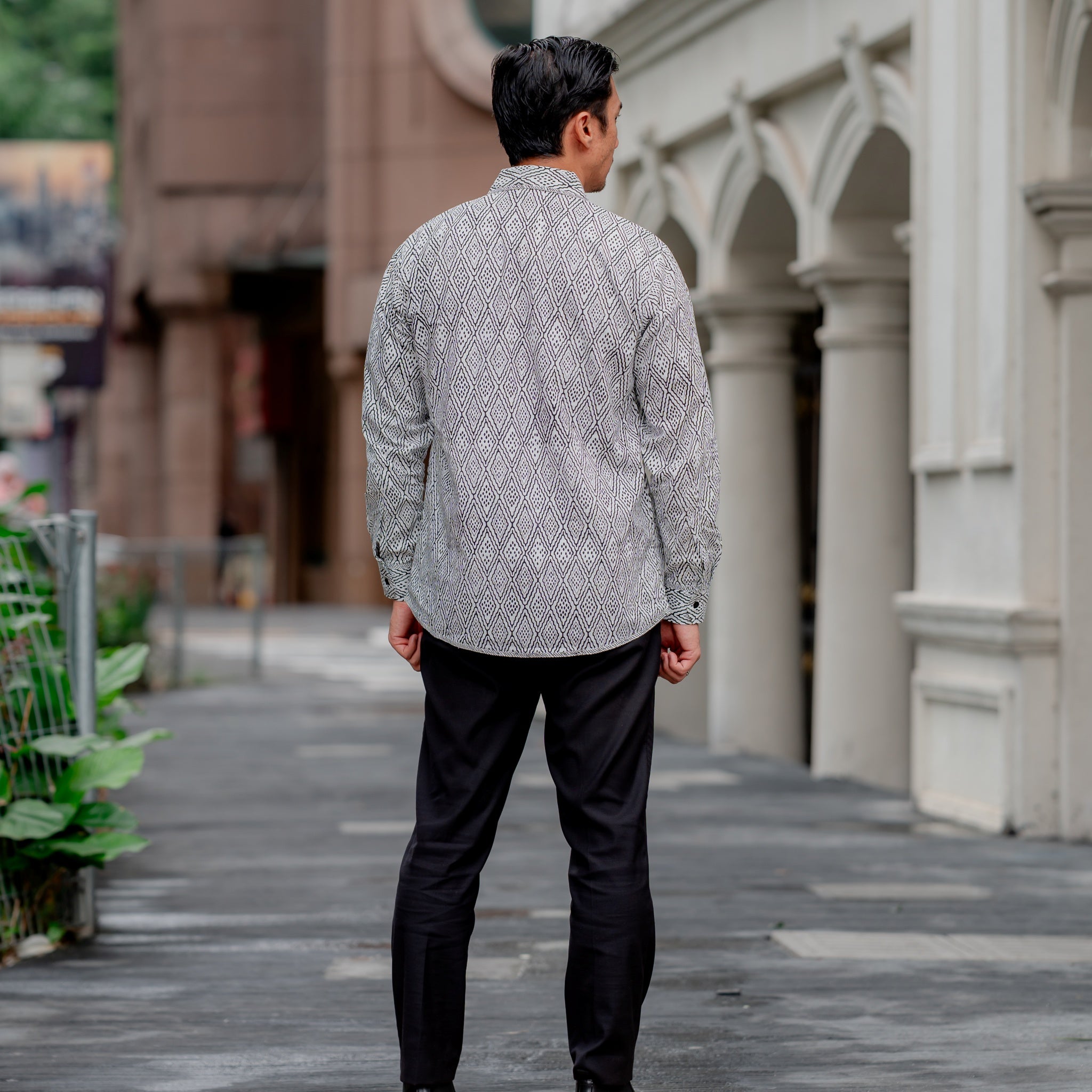 Men Batik PKL Long Sleeve in Doodle