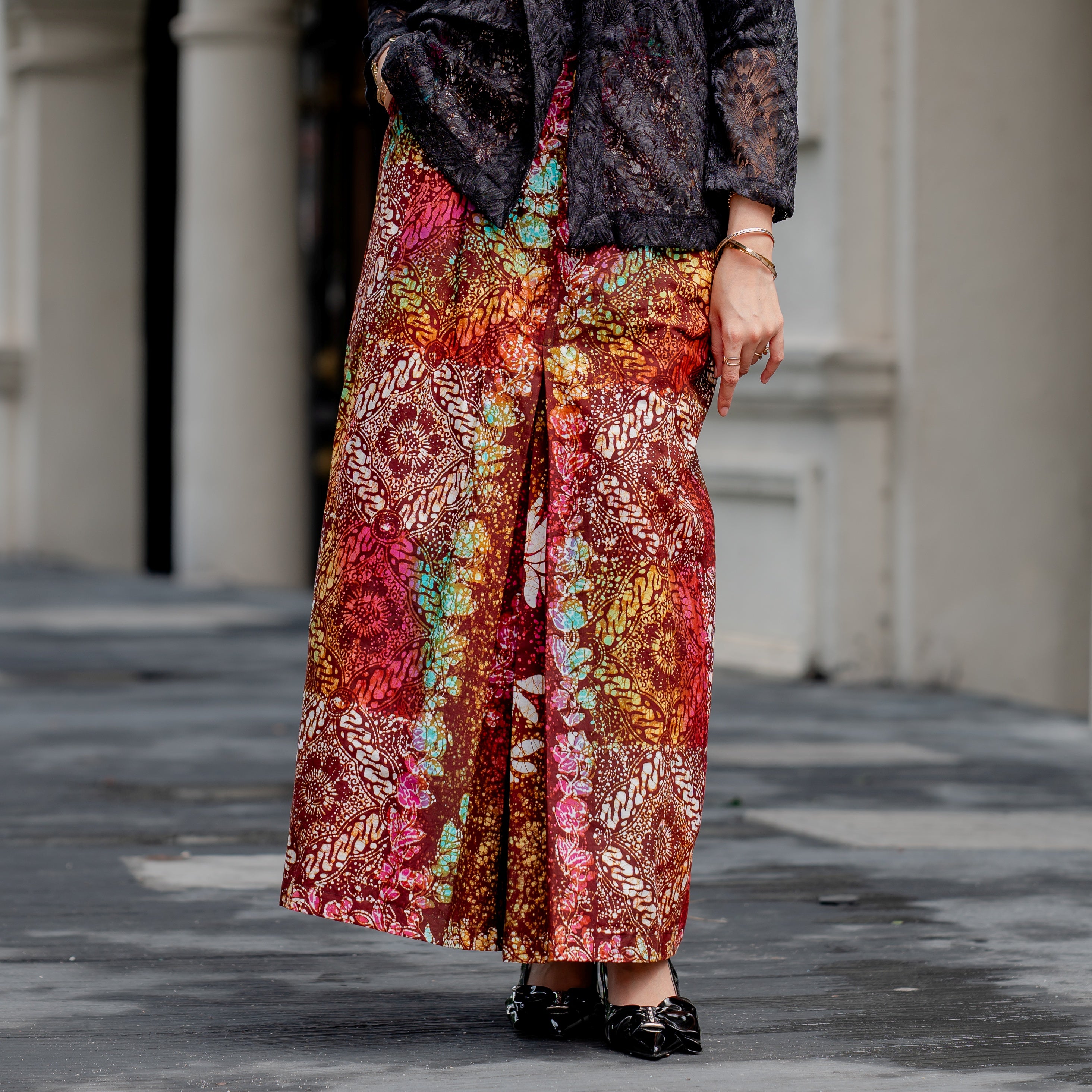 Black Azalea Batik Skirt CR (S)