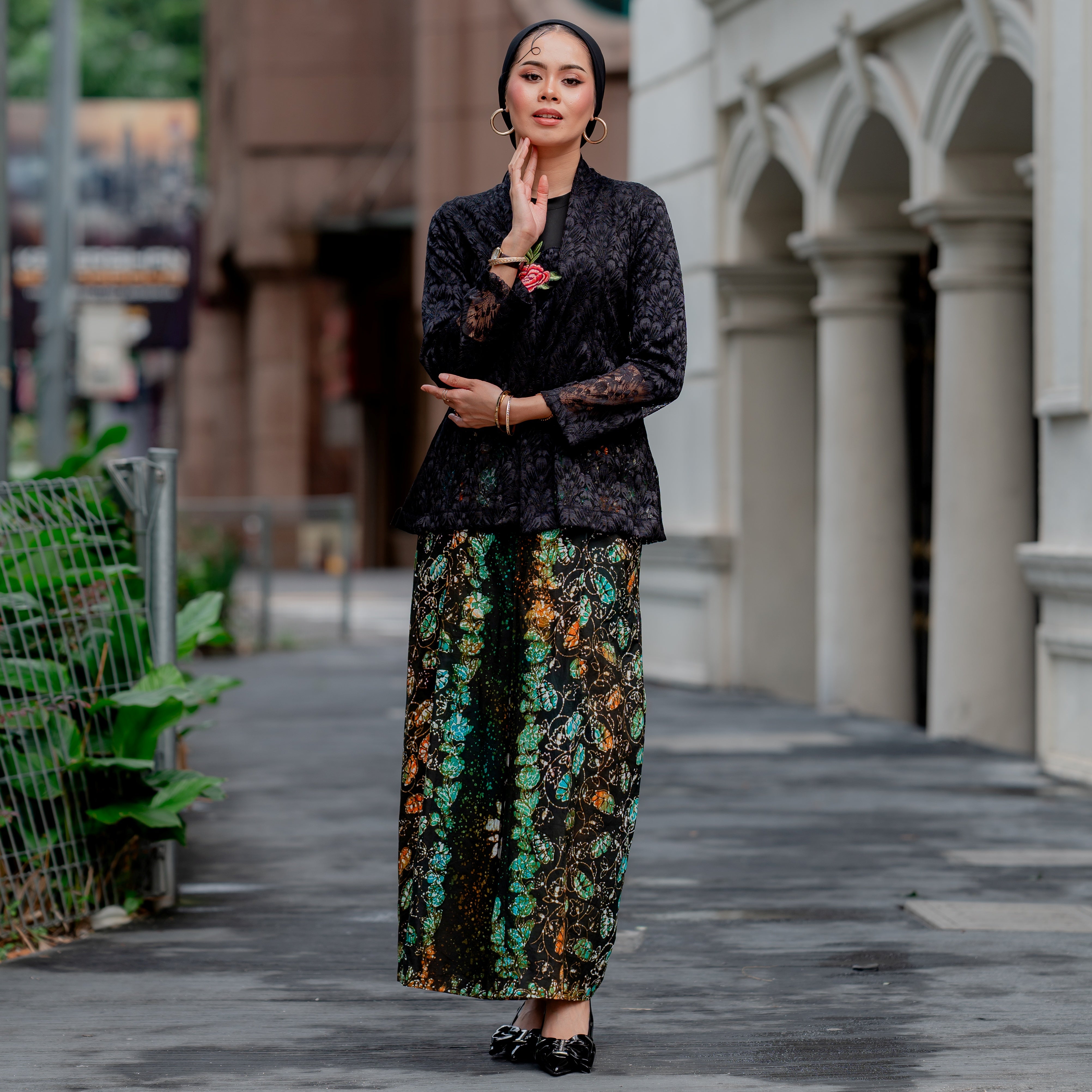 Black Azalea Batik Skirt BG (S)