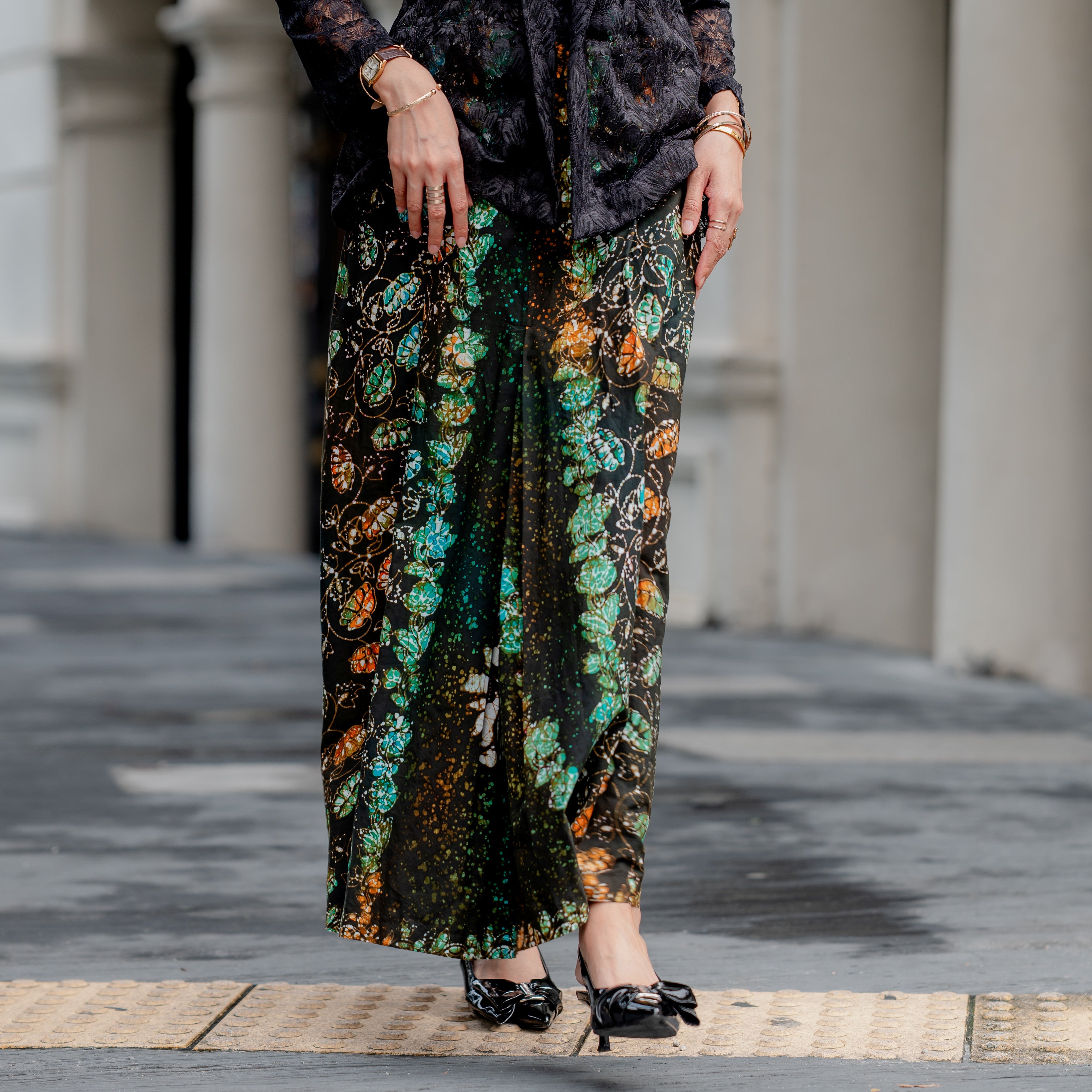 Black Azalea Batik Skirt BG (S)