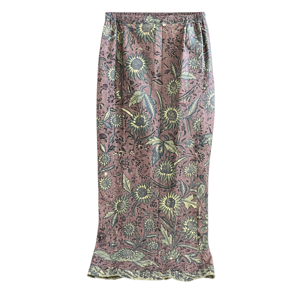 Batik Skirt D1 - Lilac