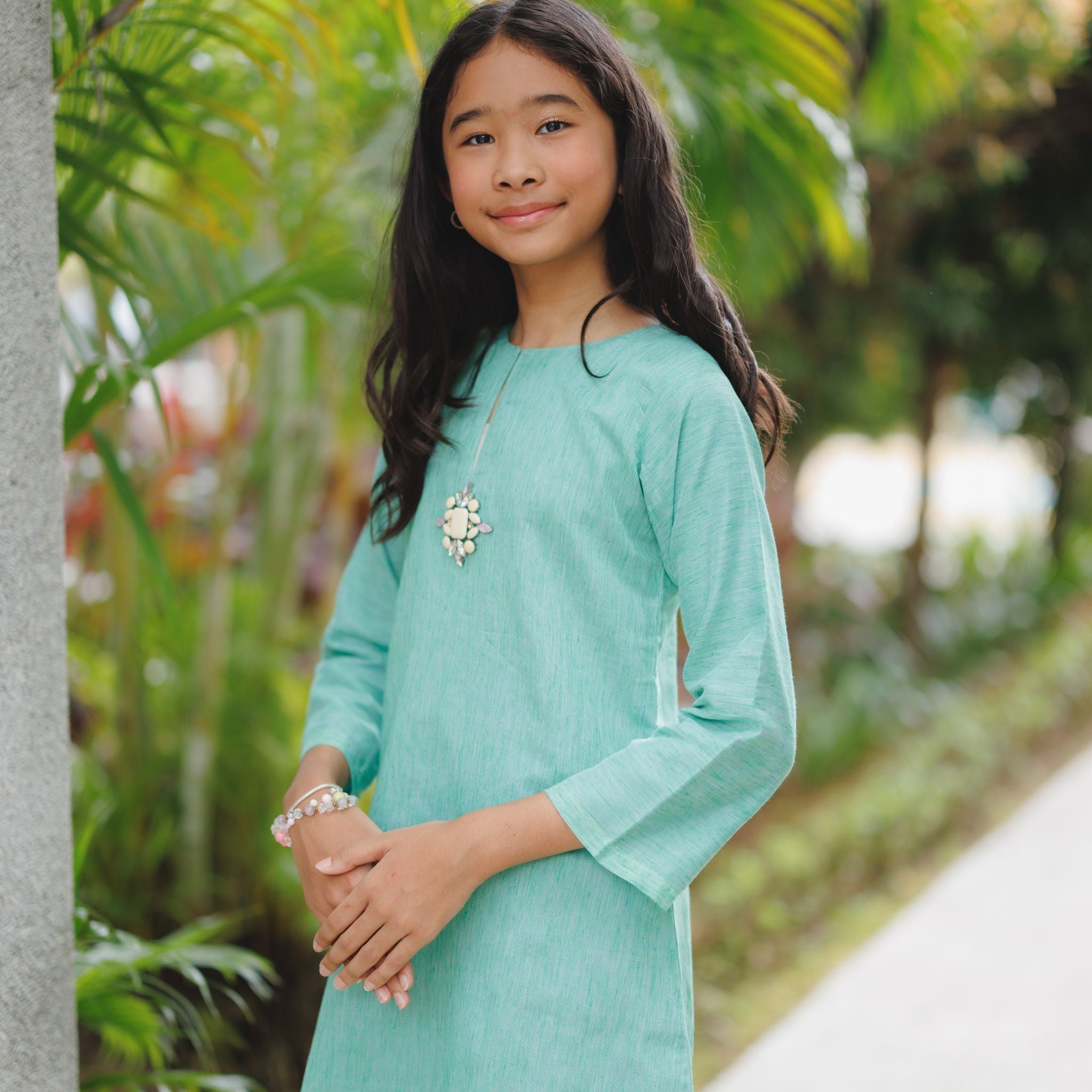 Baju Kedah Petite Green
