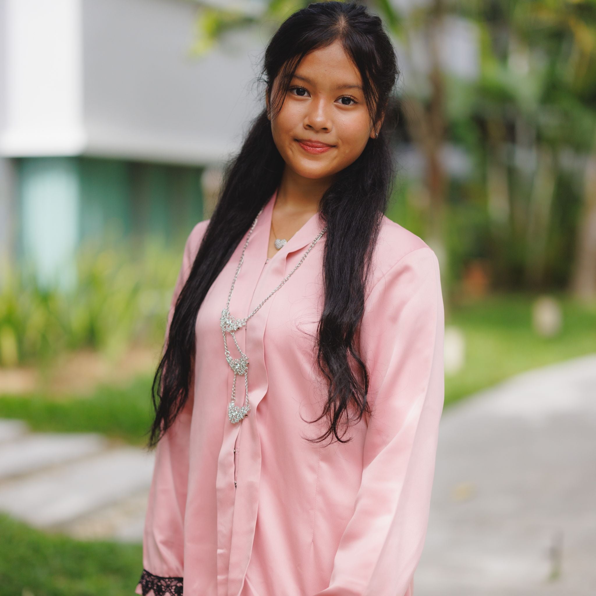 Kebaya  Nini Songket Pink