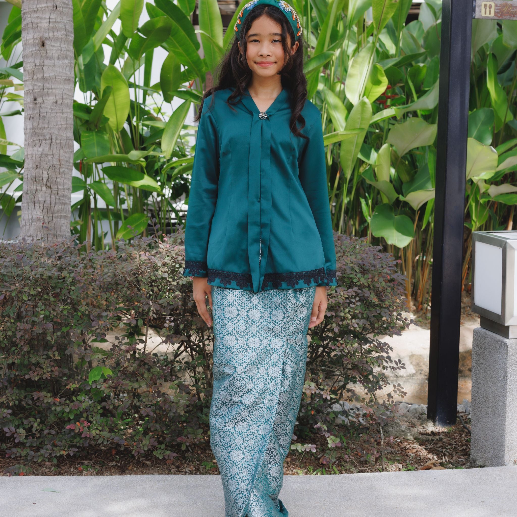 Kebaya Nini Songket Green