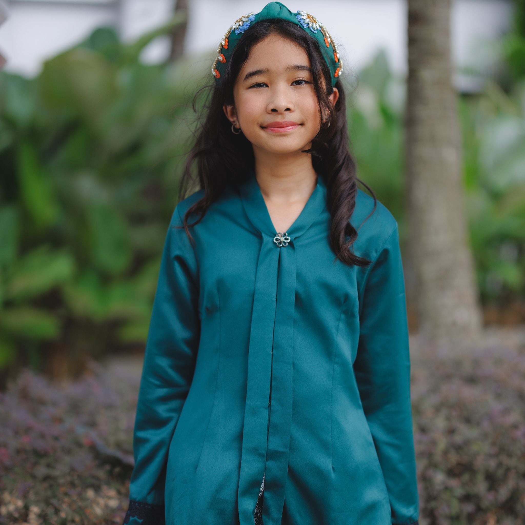 Kebaya Nini Songket Green